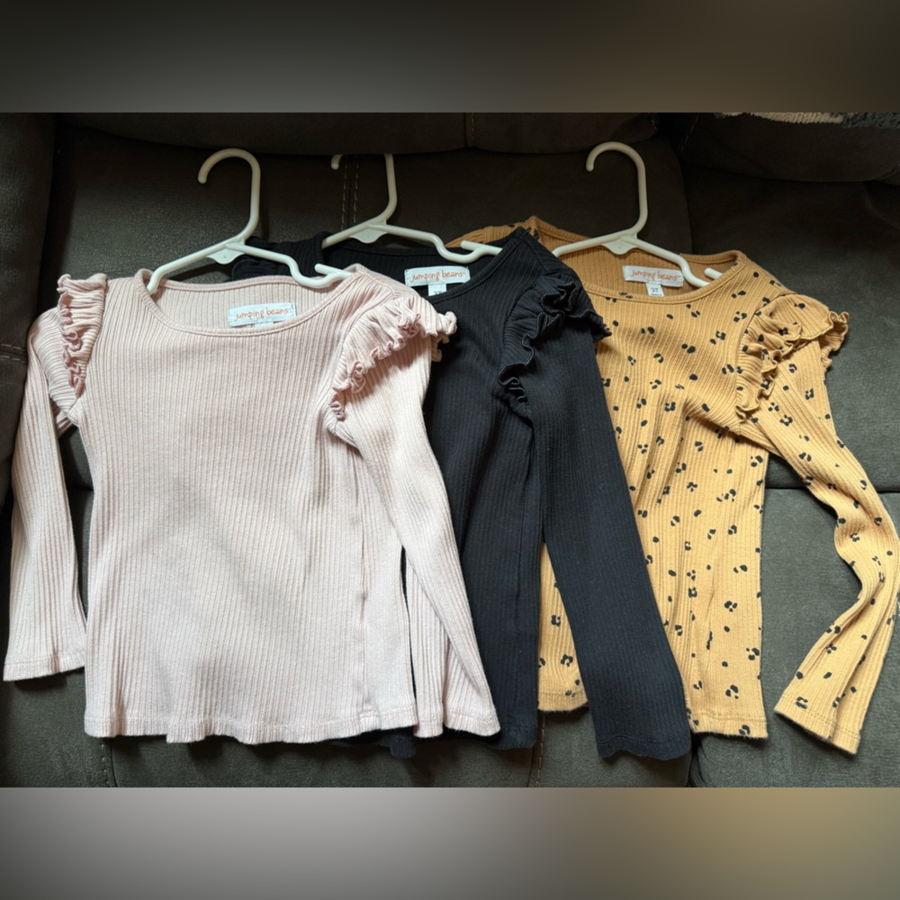 Jumping Beans toddler girl Ribbed long sleeve